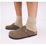Birkenstock Boston Syn 2.0 Birko-Flor Nubuk Sandali mocca Slike