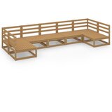 Maison Chic Seti vrtnega pohištva - Vrtna garnitura - Vrtni pohištvo set 7-delna trdna borovina, (21808044) | Shoptok.si