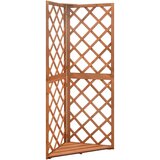vidaXL kutna rešetka 50 x 50 x 145 cm od masivne jelovine | shoptok.hr