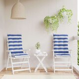  Jastučić za van 2 pcs Plava i bijela 120 x 50 x 7 cm Tkanina - 2 | shoptok.hr