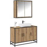  Set namještaja za kupaonicu 2 pcs hrast artisan 90 x 33 x 60 cm | shoptok.hr