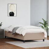 Maison Chic Posteljni okvir - Enojna postelja - Postelja za odrasle kapučino 90x200 cm umetno usnje-J8749, (21770394) | Shoptok.si