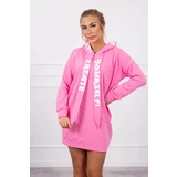 Kesi Dress with hood Oversize light pink