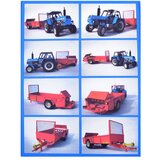  Papirnati model za sastavljanje traktor Zetor Crystal 8011 s rasipačem RU-5, 1:32 | shoptok.hr