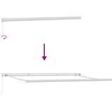 Tenda na ručno uvlačenje smeđa 450 x 300 cm | Eponuda.com