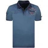 Geo Norway Polo majice kratki rokavi SY1307HGN-Navy Modra