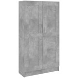 Furnova Knjižna omara betonsko siva 82,5x30,5x150 cm inženirski les, (21950927) | Shoptok.si