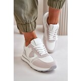 Kesi Women's sneakers with glitter white Velaniela Cijene