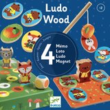 Djeco Ludo Wood – komplet 4 iger (v gozdu) Cene