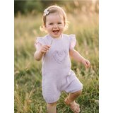 Sinsay Muslin pamučni romper s volanima i aplikacijom srca | shoptok.hr
