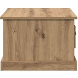 vidaXL Klubska miza artisan hrast 50 x 50 x 35 cm Konstruiran les | Shoptok.si