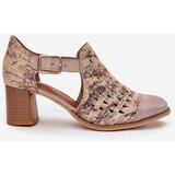Maciejka Women's Leather Perforated Ankle Boots | Shoptok.si