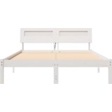 vidaXL krevetna konstrukcija bijelo 140 x 190 cm čvrsta borova drva | shoptok.hr