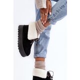 Boto Platform Snow Boots With Fur Black Olimuka | Shoptok.si