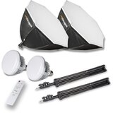 Walimex pro LED 60W Octagon &Oslash;65cm Bi color Kit 2 cijene