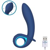 INTOYOU Palha - polnilni napihljivi vibrator (modra) | Shoptok.si