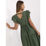 Italy Moda Dress-MI-SK-A2489.21-khaki | Shoptok.si