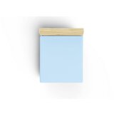 Mijolnir Svijetlo plava pamučna plahta s gumom 140x200 cm – | shoptok.hr