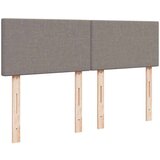 vidaXL Otomanski posteljni okvir z vzmetnico taupe 140x200 cm blago | Shoptok.si