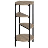 Casa Selección Črn regal v hrastovem dekorju 40x80 cm – | Shoptok.si