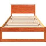  Konstrukcija postelje Rjava 75 x 190 cm Trden borov les, (5000023108) | Shoptok.si