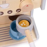 ECO TOYS Drveni aparat za kavu za djecu 2 u 1 set za baristu, 26 dodataka, Slike