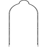  Vrtni luk crni 150 x 34 x 240 cm željezni | Eponuda.com