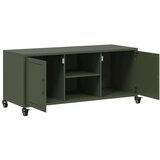 vidaXL TV ormarić maslinastozeleni 100,5 x 39 x 43,5 cm čelični | shoptok.hr