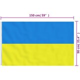  Ukrajinska zastava s mesinganim ušicama 90 x 150 cm | shoptok.hr