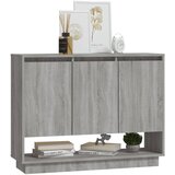  Komoda siva boja hrasta 97 x 31 x 75 cm od konstruiranog drva | shoptok.hr