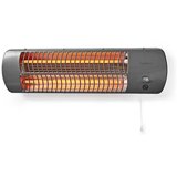 Nedis HTBA10GY - Grejalica za kupatilo 600/1200W/230V IPX4 | Eponuda.com