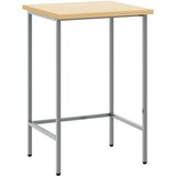  Radni Stol Siva 55x55x85 cm Čelik i Konstruirano drvo | shoptok.hr