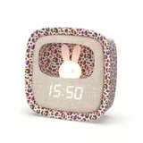 noćna svjetiljka noćna svjetiljka i budilica Billy Clock - Rainbow Leopard Pink