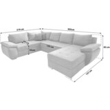 Premium Living Sedežna Garnitura Terana, Rdeča, Ležišče, Predal | Shoptok.si