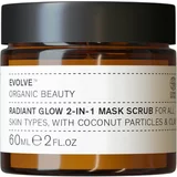 Evolve Organic Beauty radiant Glow Mask Raw kokos, kakav in glina - 60 ml