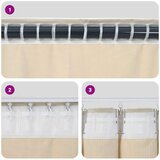  Zatemnilne zavese s trakovi 2 kosa Gorčična barva Velur, (22046218) | Shoptok.si