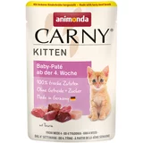 Animonda Carny Kitten vrećice 12 x 85 g - Baby-Paté s goveđim temeljcem