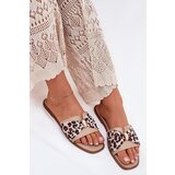 Boto Womens Flat Heeled Sandals With Bow Beige Avenza | ePonuda.com