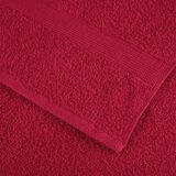 Ručnici za kupanje SOLUND 10 kom tirkizni 100x150 cm 600 gsm | shoptok.hr