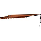  Automatska tenda na uvlačenje narančasto-smeđa 4,5 x 3 m | shoptok.hr