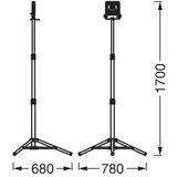 Osram LED reflektor sa stativom TRIPOD LED/20W/230V 4000K IP65 narandžaste boje | Eponuda.com