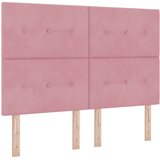  Postelja z vzmetnico z vzmetnico Roza 160 x 200 cm Žamet, (5000125900) | Shoptok.si