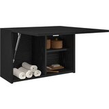 vidaXL Kupaonski zidni ormarić crni 60x25x40 cm izrađeno drvo | shoptok.hr