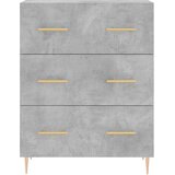  Visoka komoda siva betona 69,5x34x180 cm od konstruiranog drva | shoptok.hr