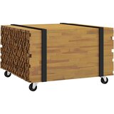  Kava Stol Smeđa 60 x 60 x 38 cm Čvrsto teak drvo | shoptok.hr