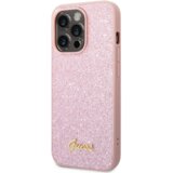 Guess gUHCP14LHGGSHP ovitek za iPhone 14 Pro - roza z bleščicami Cene