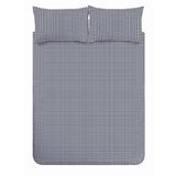 Catherine Lansfield Temno modra 3-delna posteljnina za zakonsko posteljo 200x200 cm Bamford Gingham Check – | Shoptok.si