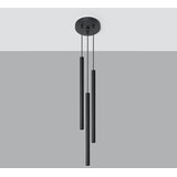 Sollux Lighting SL.0471 - visilica na sajli PASTELO 3P 3xG9/8W/230V crna | Eponuda.com