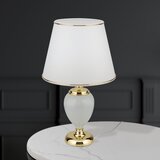 Orion LA 4-1229 - Stona lampa OVUM 1xE27/40W/230V 48 cm keramika bela/zlatna | Eponuda.com