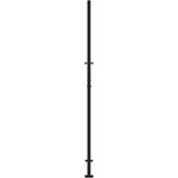  Vrtna vrata crna 100x200 cm dizajn s čeličnim tragovima | Eponuda.com